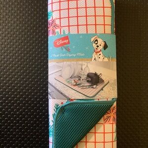 NWT Disney 101 Dalmatians Dish Drying Mats Christmas Holidays!
